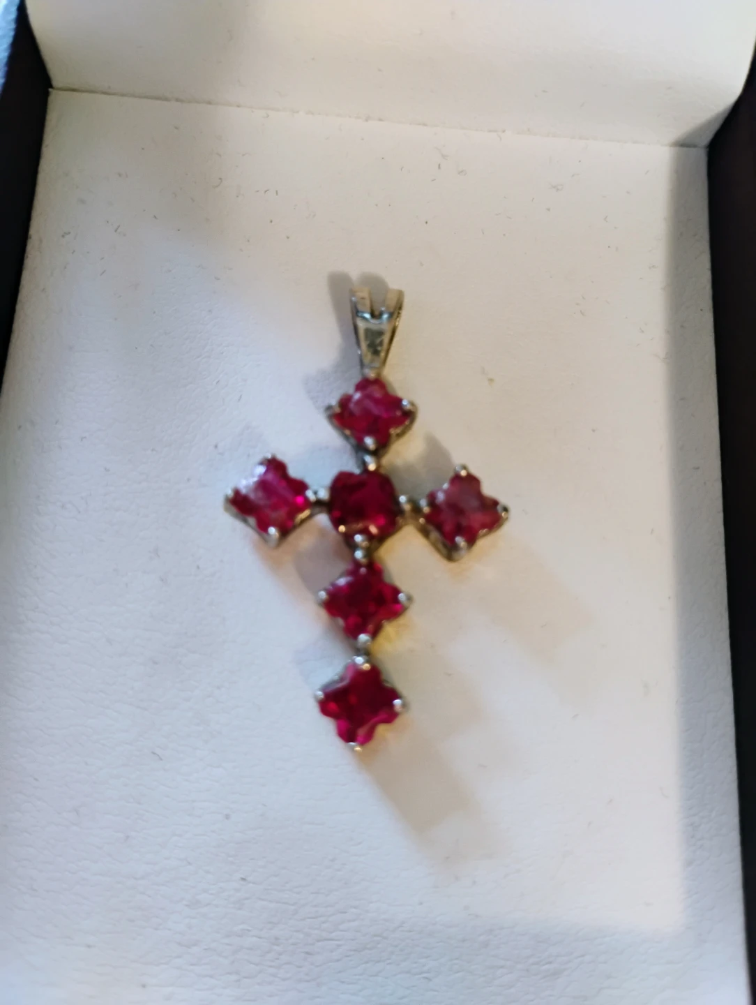 Michael Hill Ruby Cross Pendant