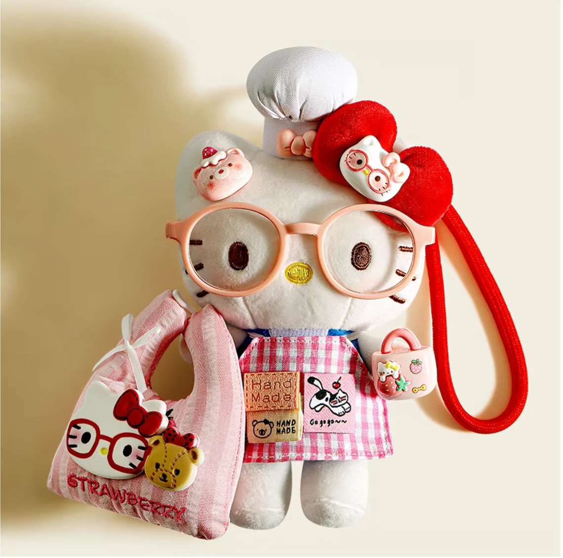 Sanrio Hello Kitty Plush Charm Keychain