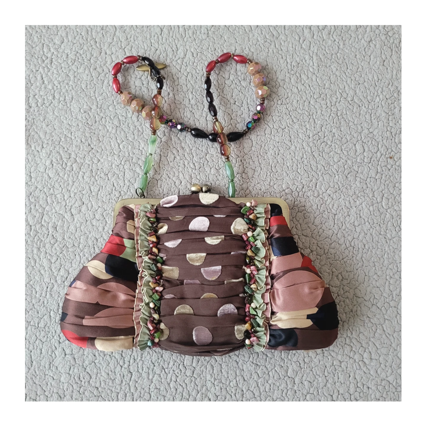 Mary Frances Beaded Clutch Purse - photo 2