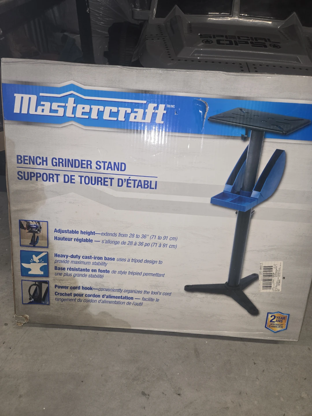 Mastercraft Bench Grinder Stand - photo 2