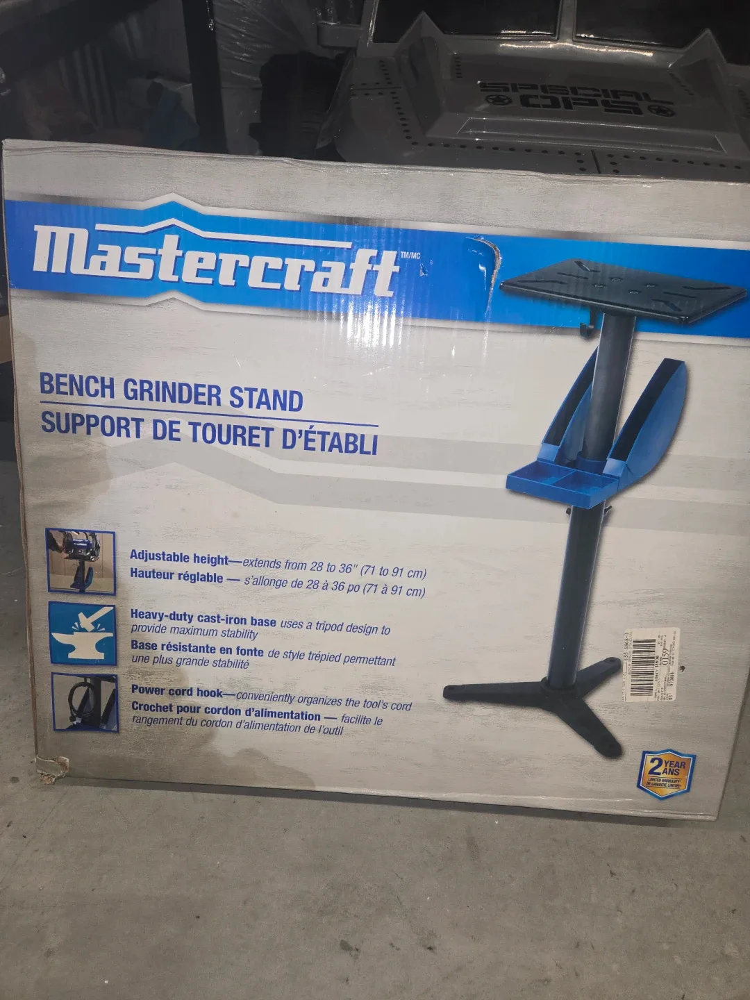 Mastercraft Bench Grinder Stand - photo 2