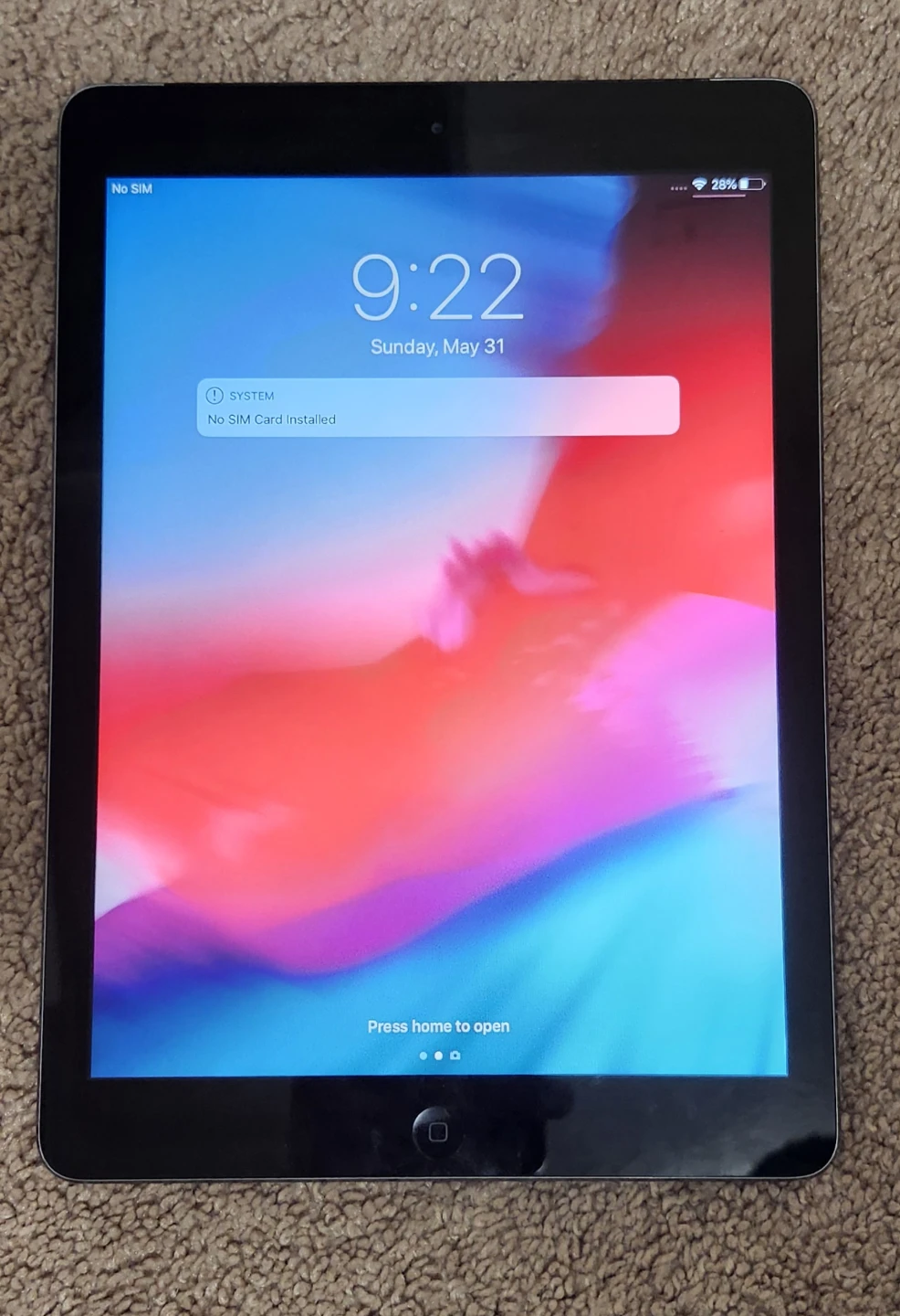 Apple iPad air 1 lte