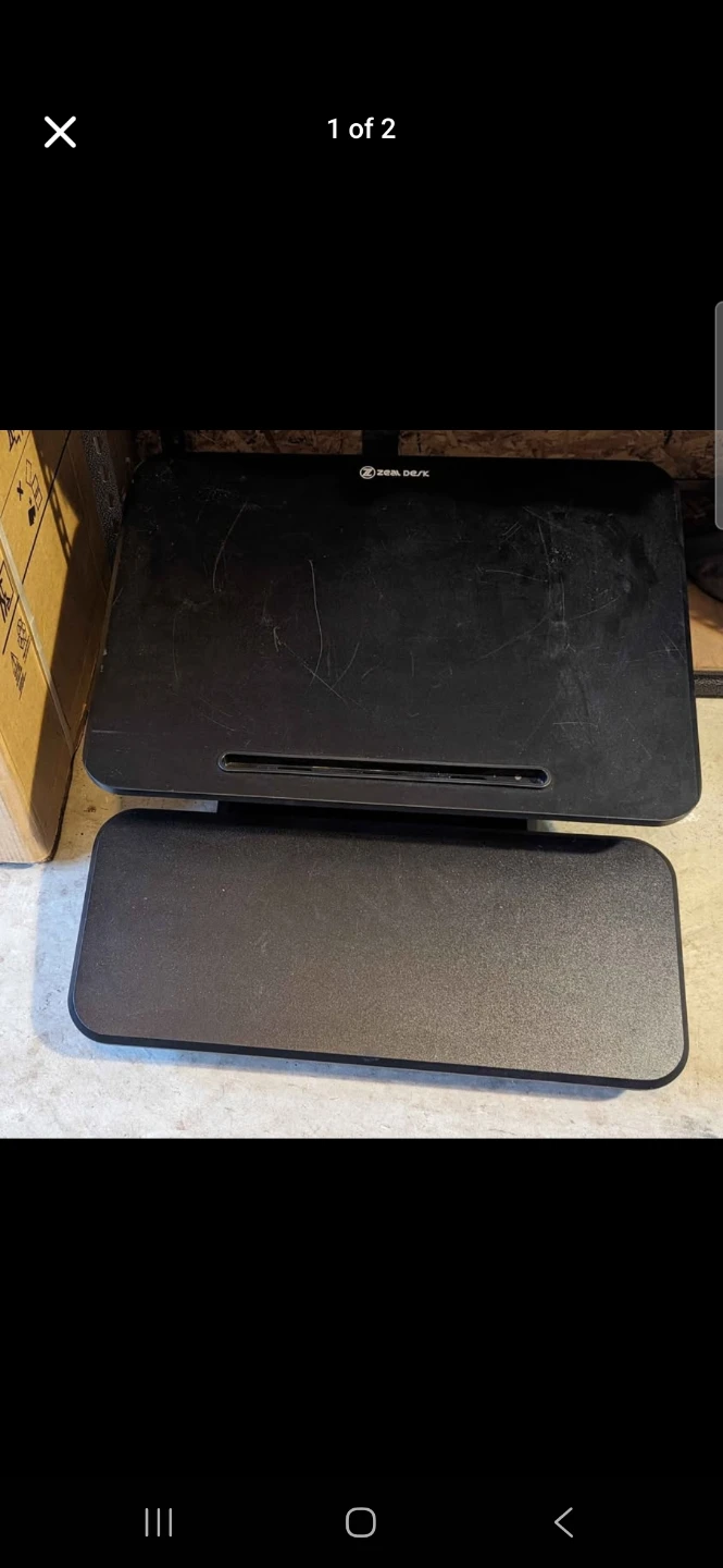 Zebra Desk Standing Desk Converter - photo 2