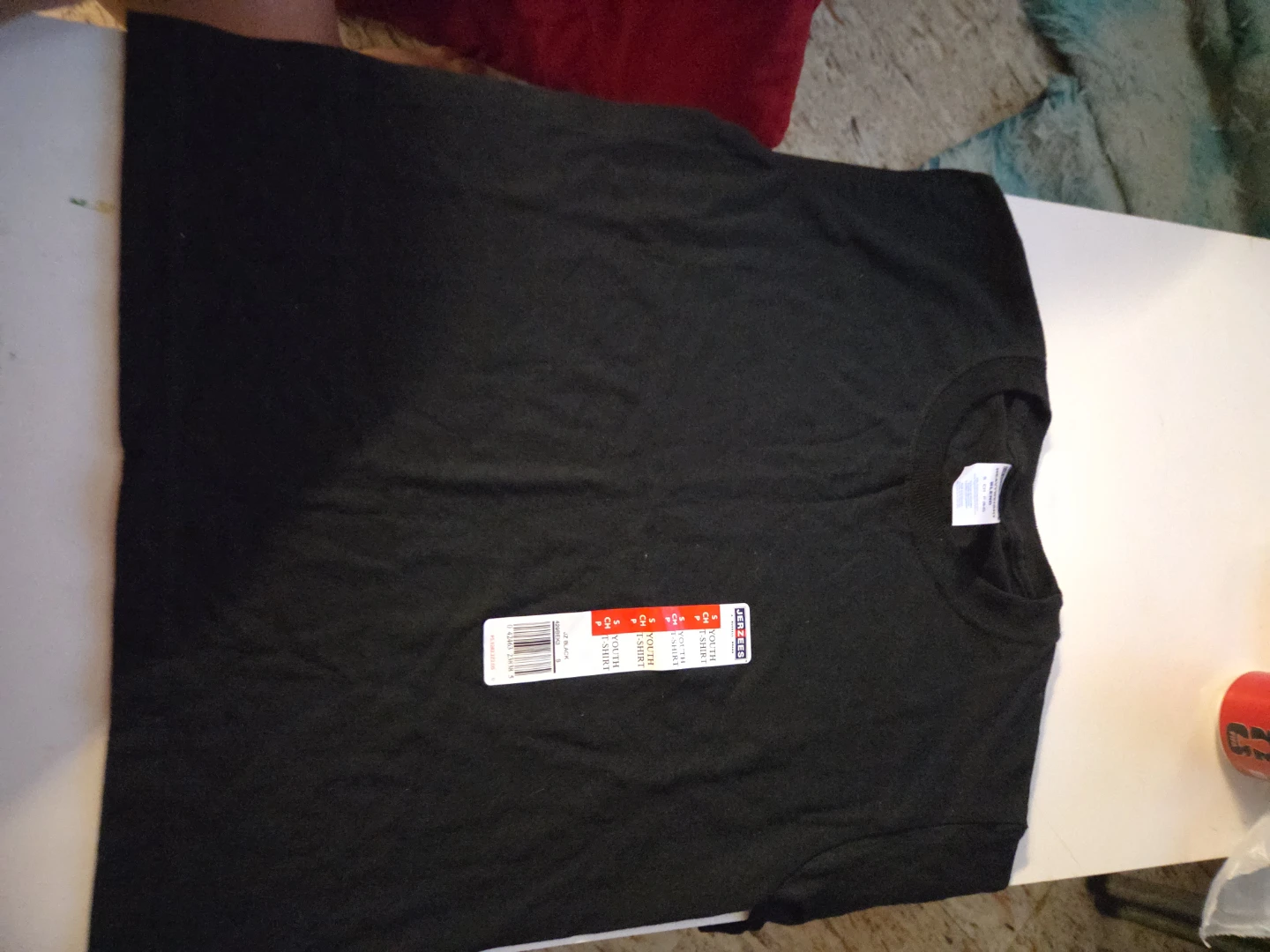 Jerzees Youth Black Heavyweight Blend T-Shirt