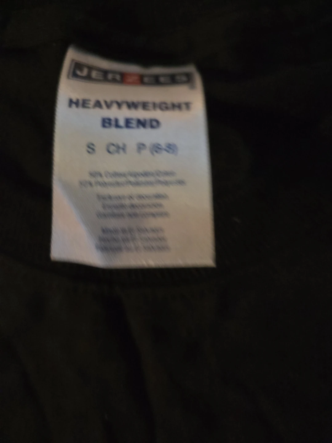 Jerzees Youth Black Heavyweight Blend T-Shirt - photo 2