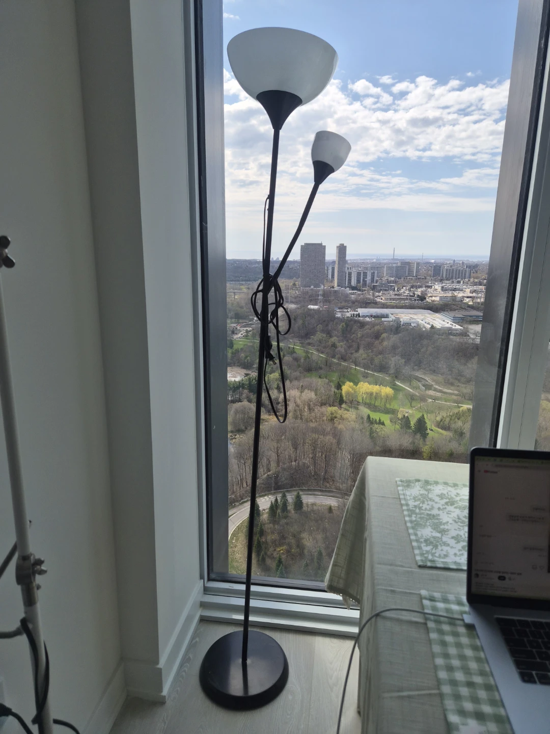 Floor Lamp with Two Lights
