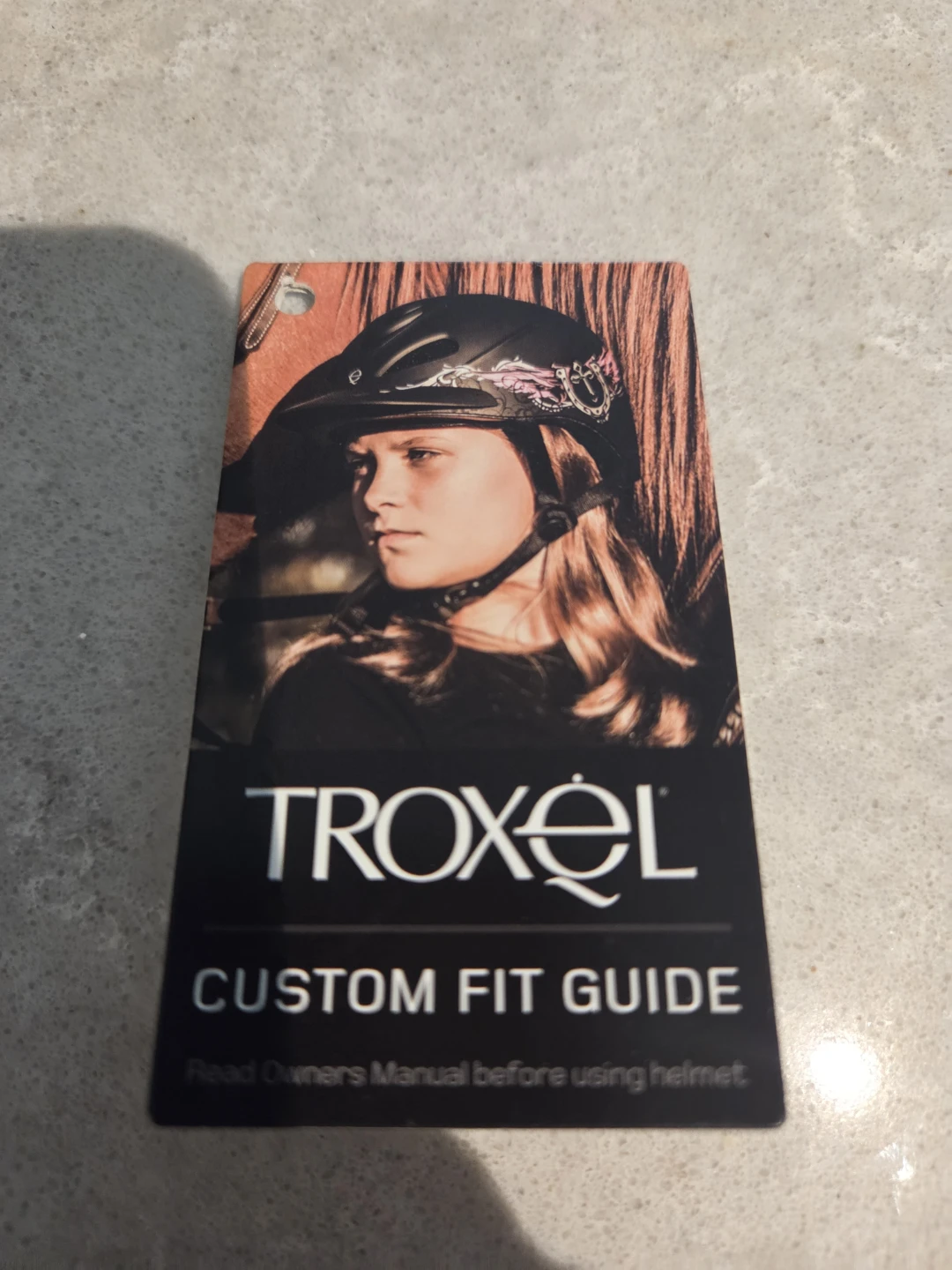 Troxel Pink Horse Riding Helmet with Gloves Size Medium