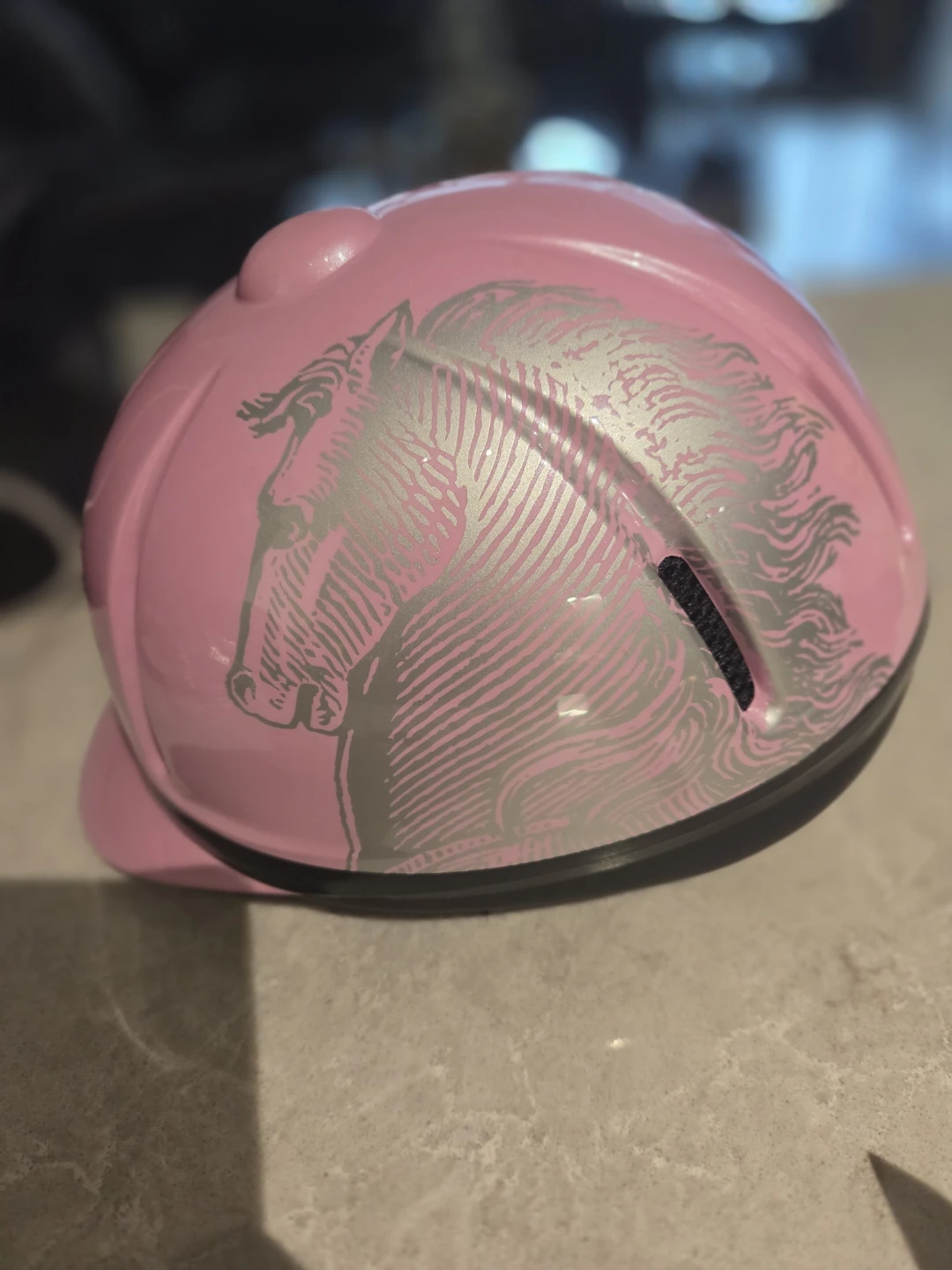 Troxel Pink Horse Riding Helmet with Gloves Size Medium - photo 2