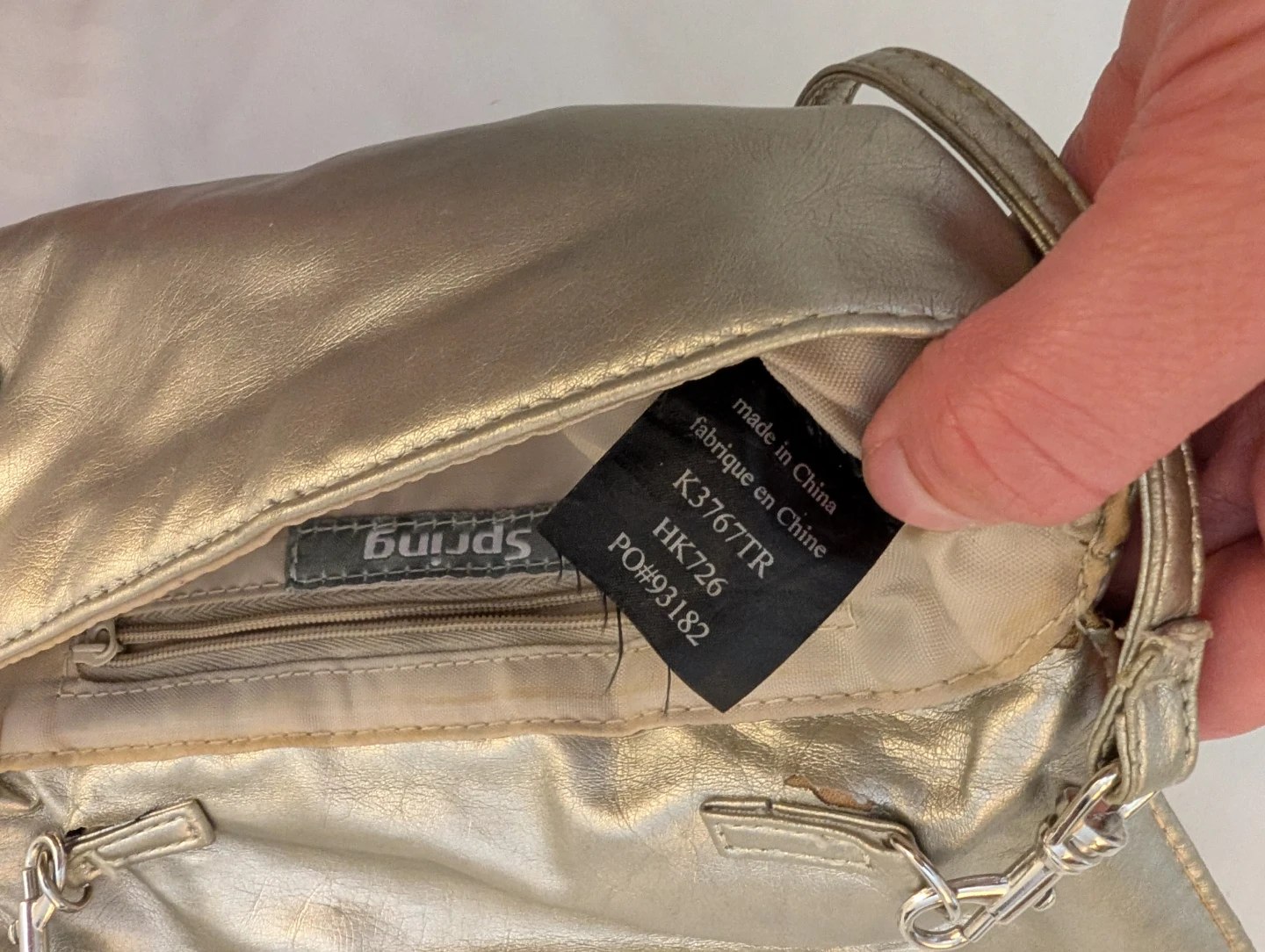 Silver clutch purse - photo 4