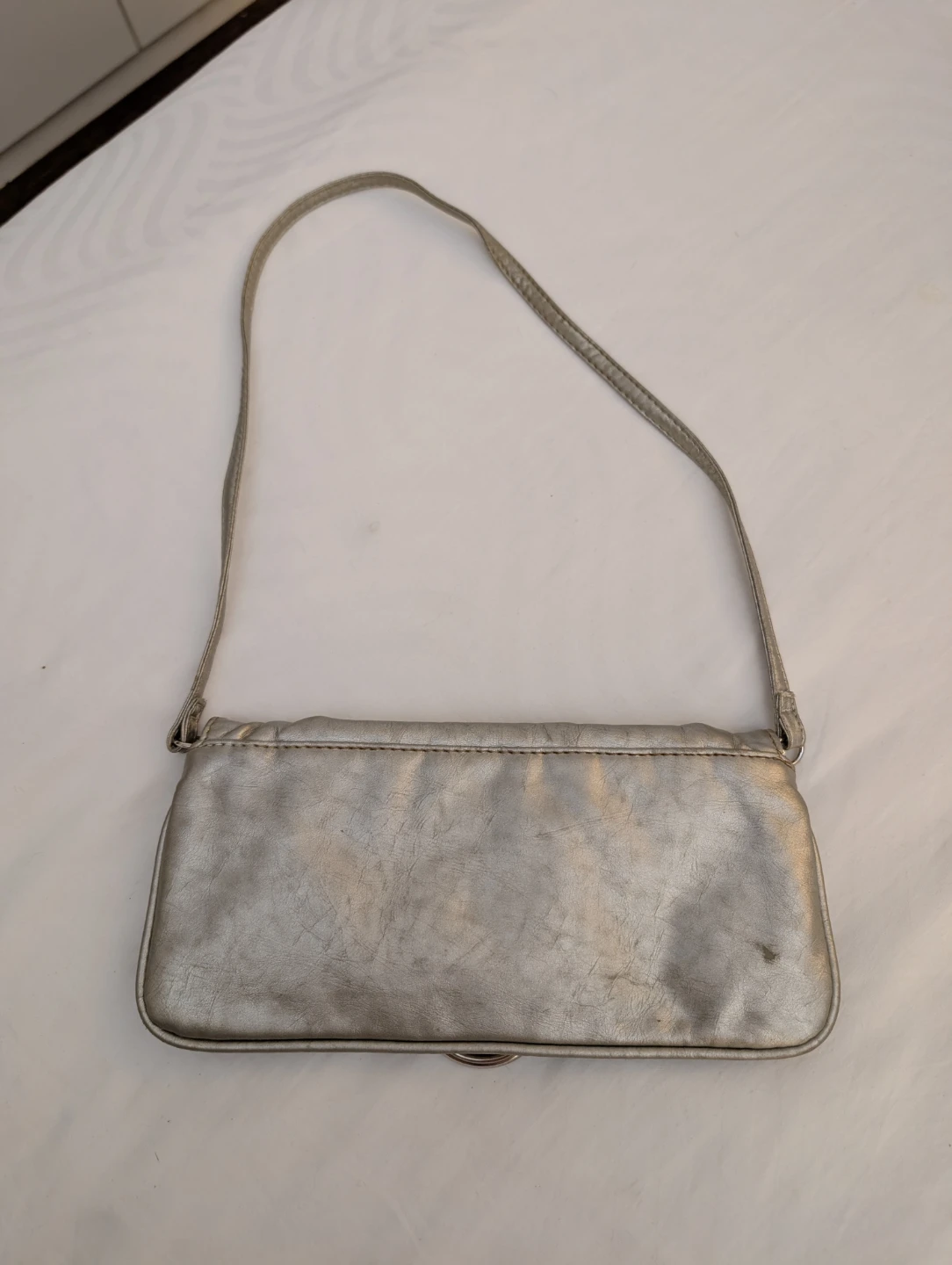 Silver clutch purse - photo 5
