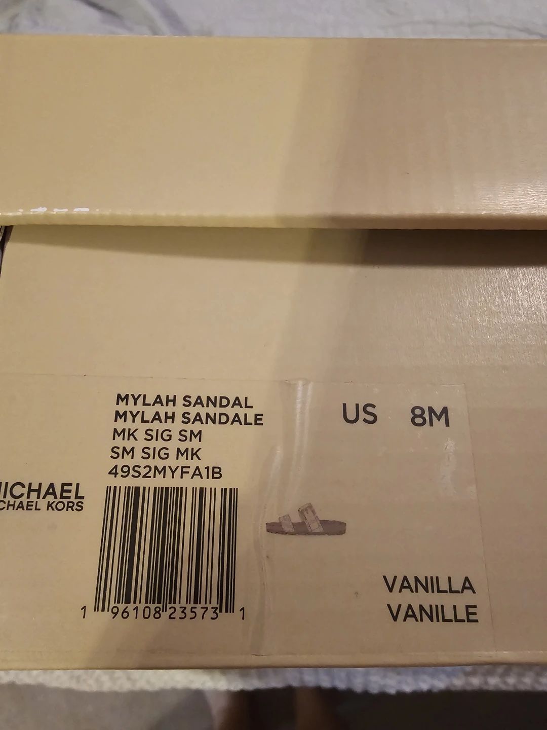 Michael Kors MYLAH SANDAL US 8M Vanilla - photo 2