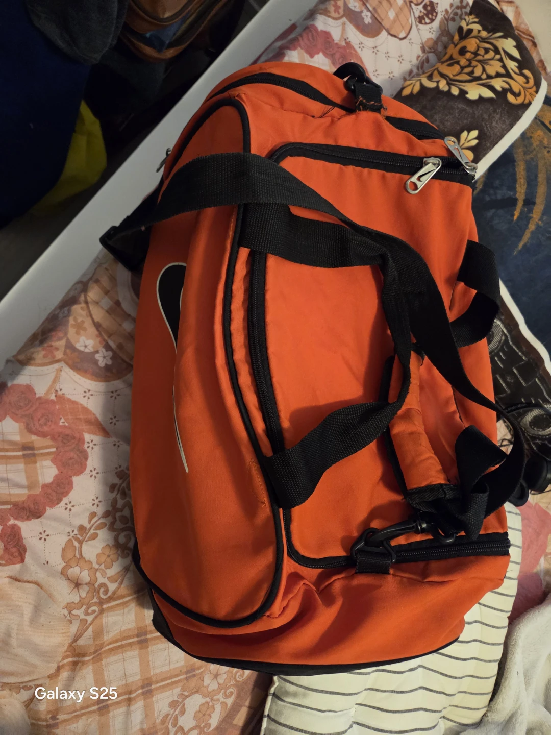 Nike Orange Duffle Bag - photo 3