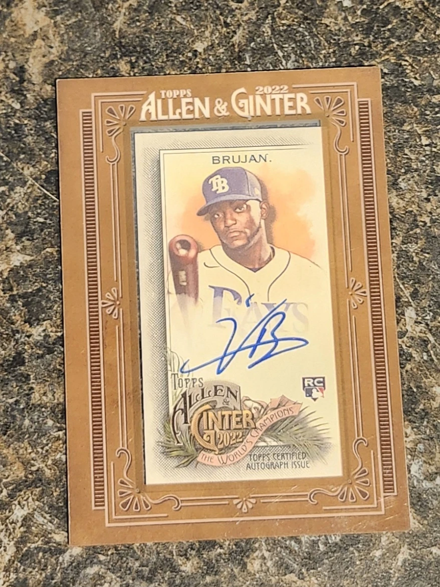 2022 Topps Allen & Ginter Vidal Brujan Autograph Baseball Card