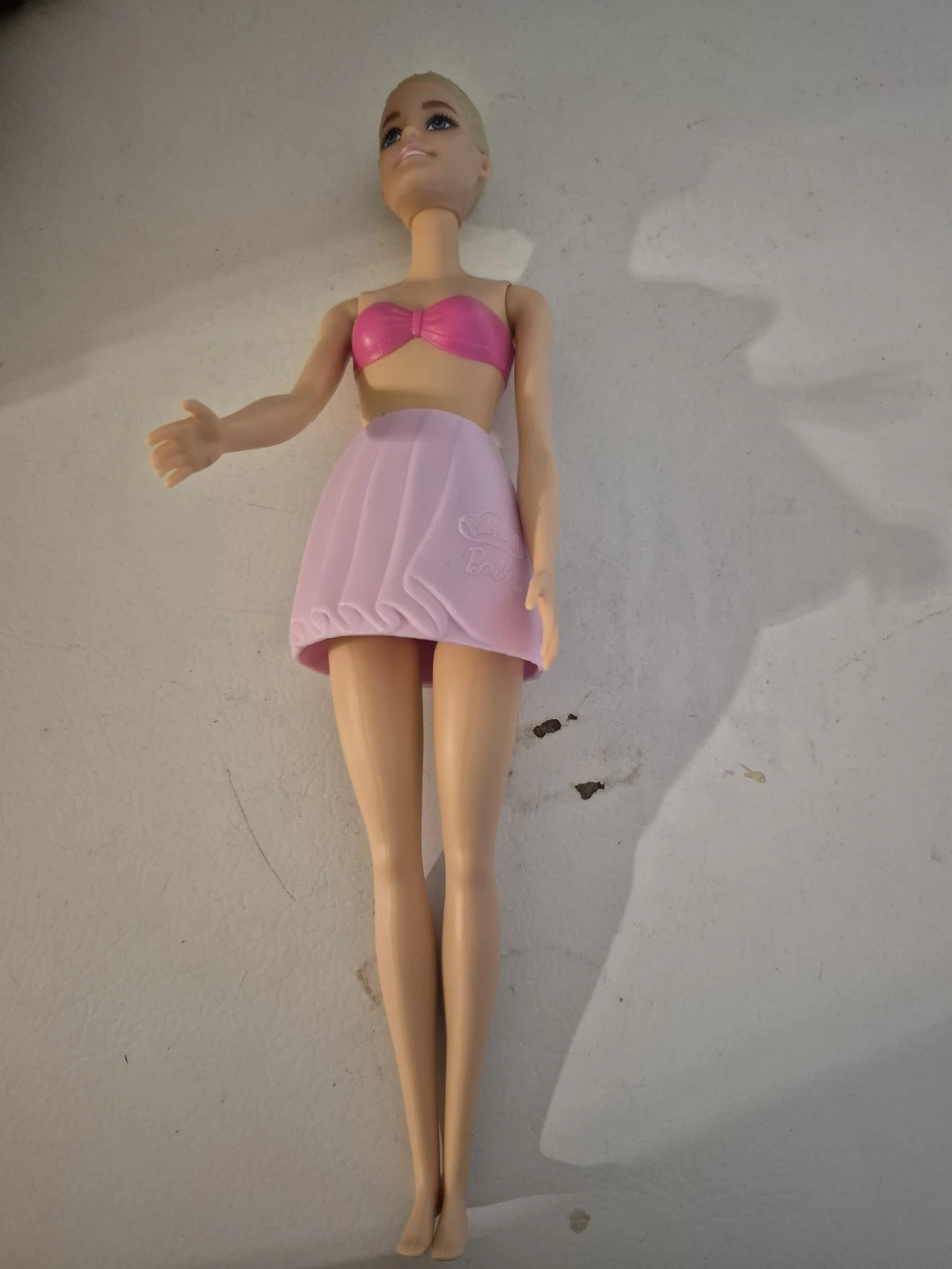 Playdoh Barbie Doll with Pink Skirt and Top