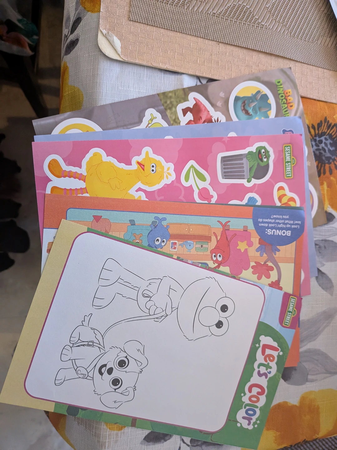Sesame Street Coloring Pages and Stickers