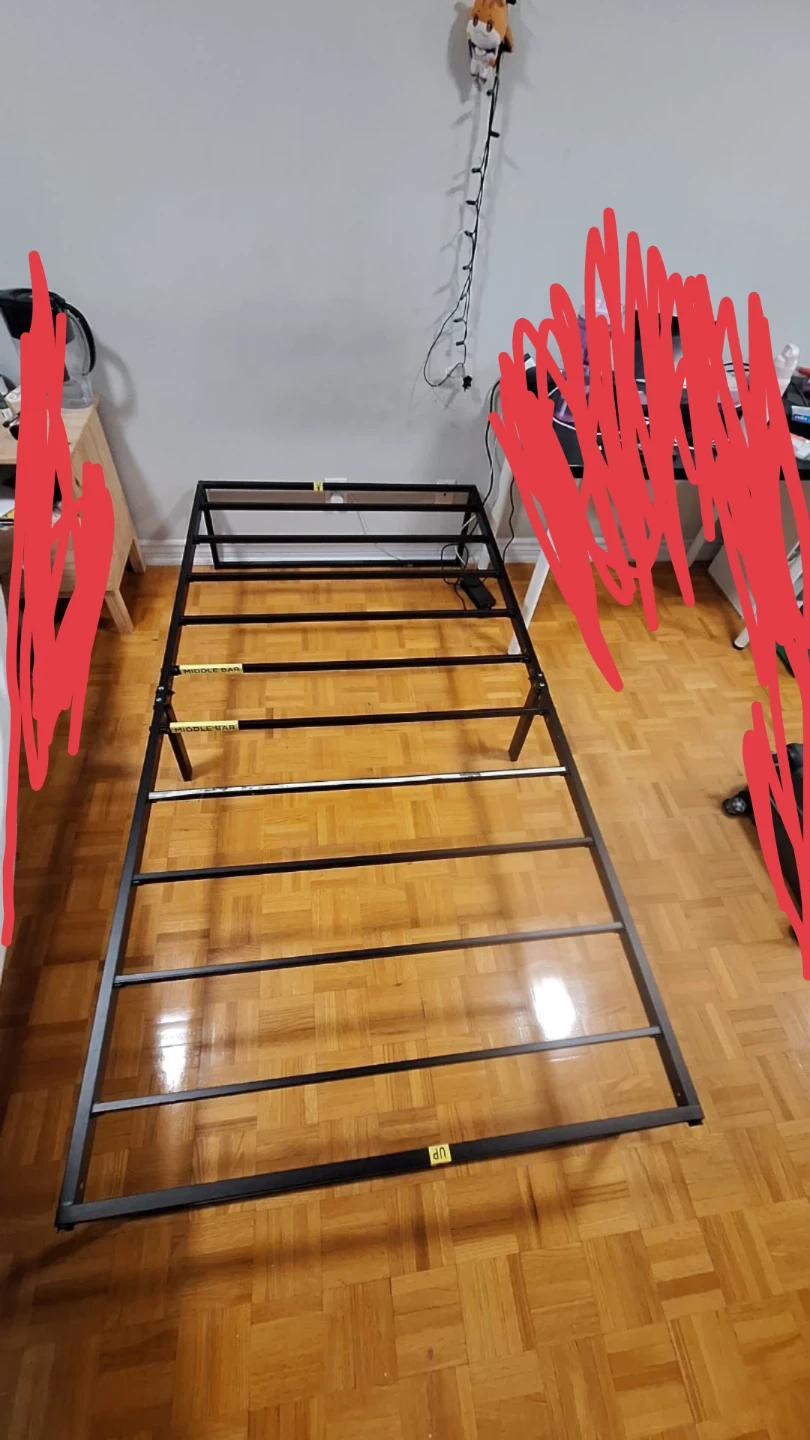 Black Metal Bed Frame