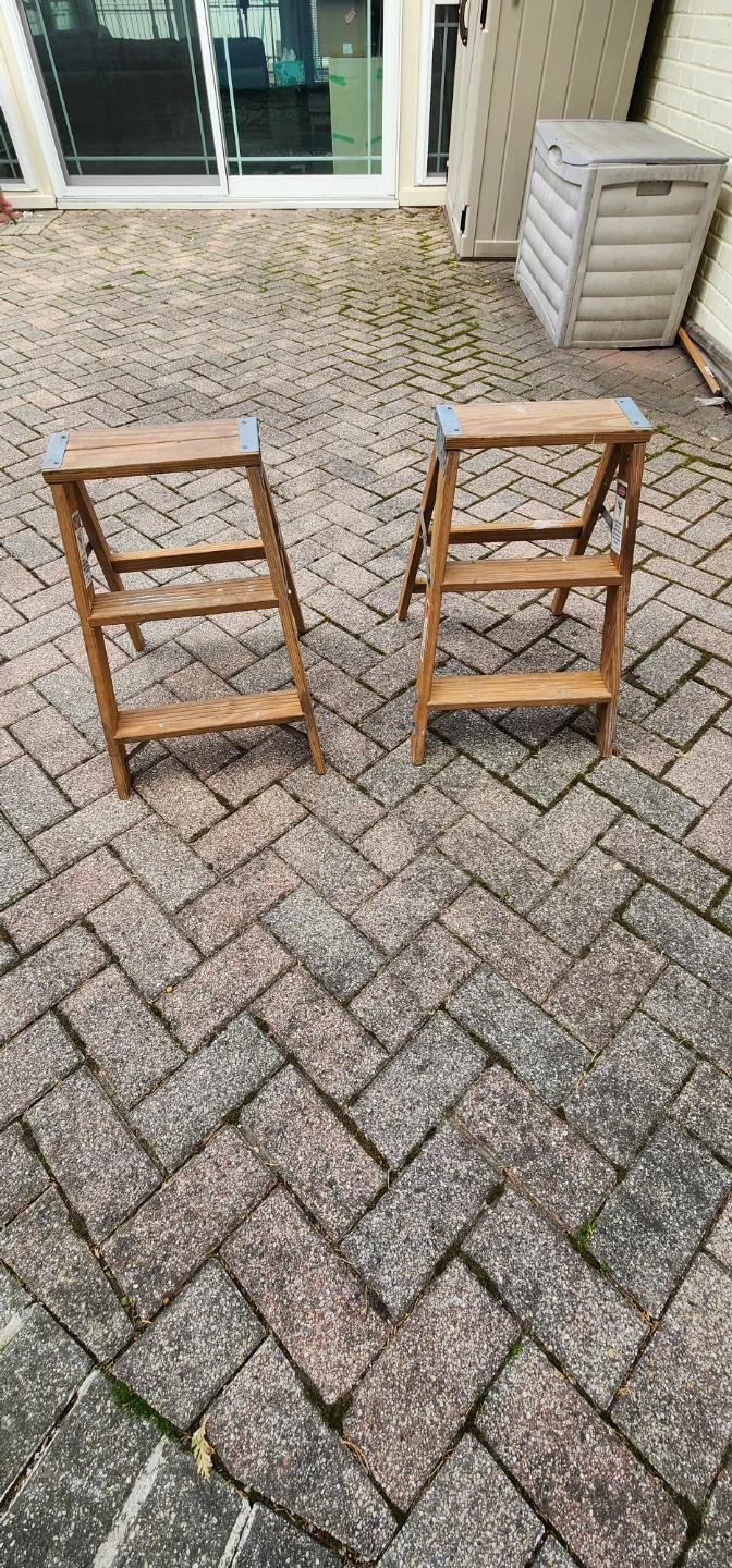 Werner Wooden Step Stool Ladder