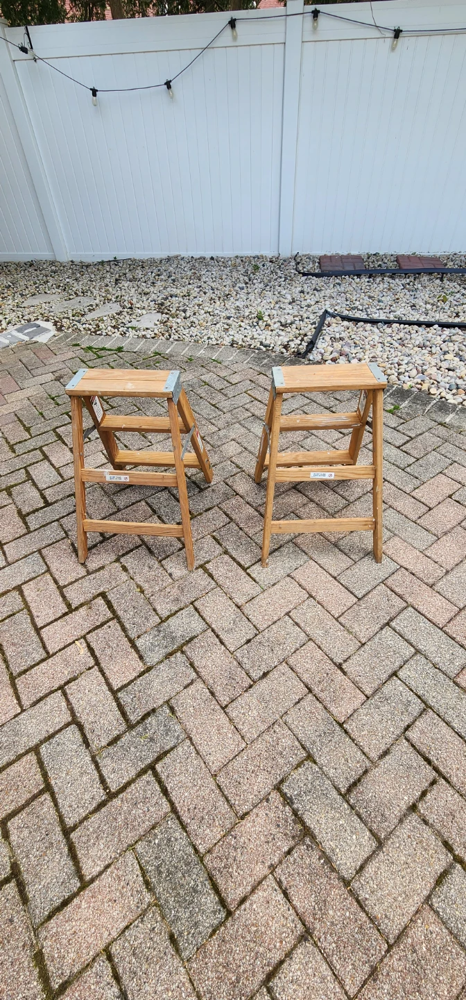 Werner Wooden Step Stool Ladder - photo 2