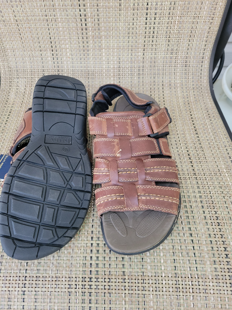Genuine Leather Sandals Size 11 - photo 2