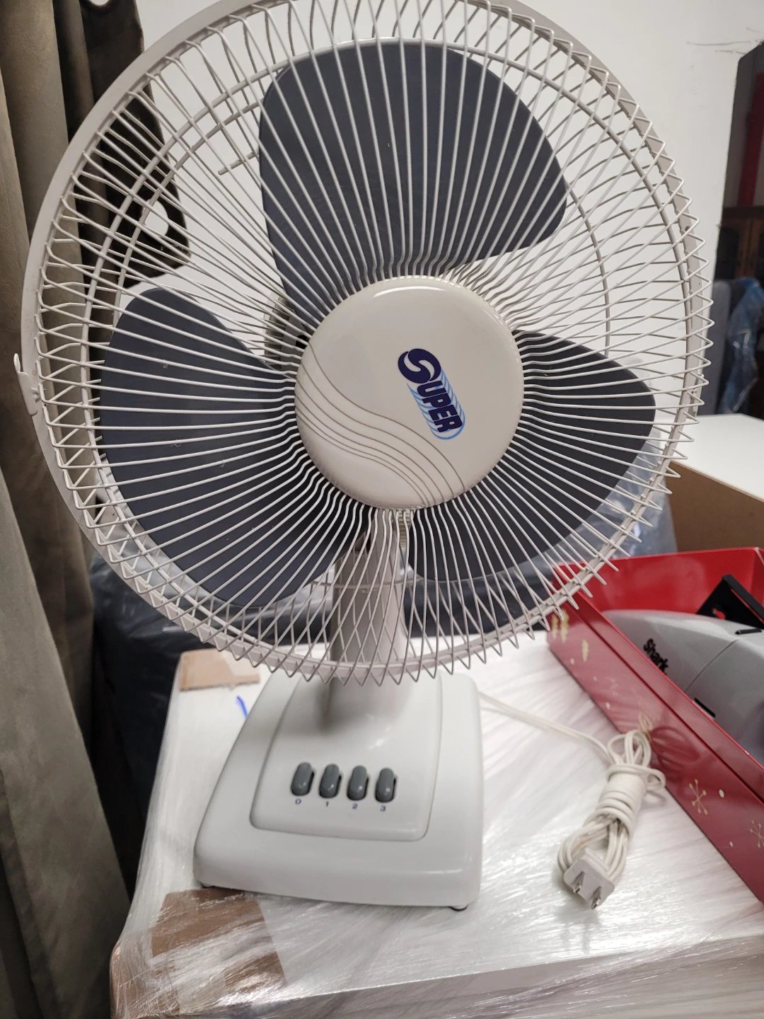 Super Desk Fan Model 12DFT CTK 12 inch