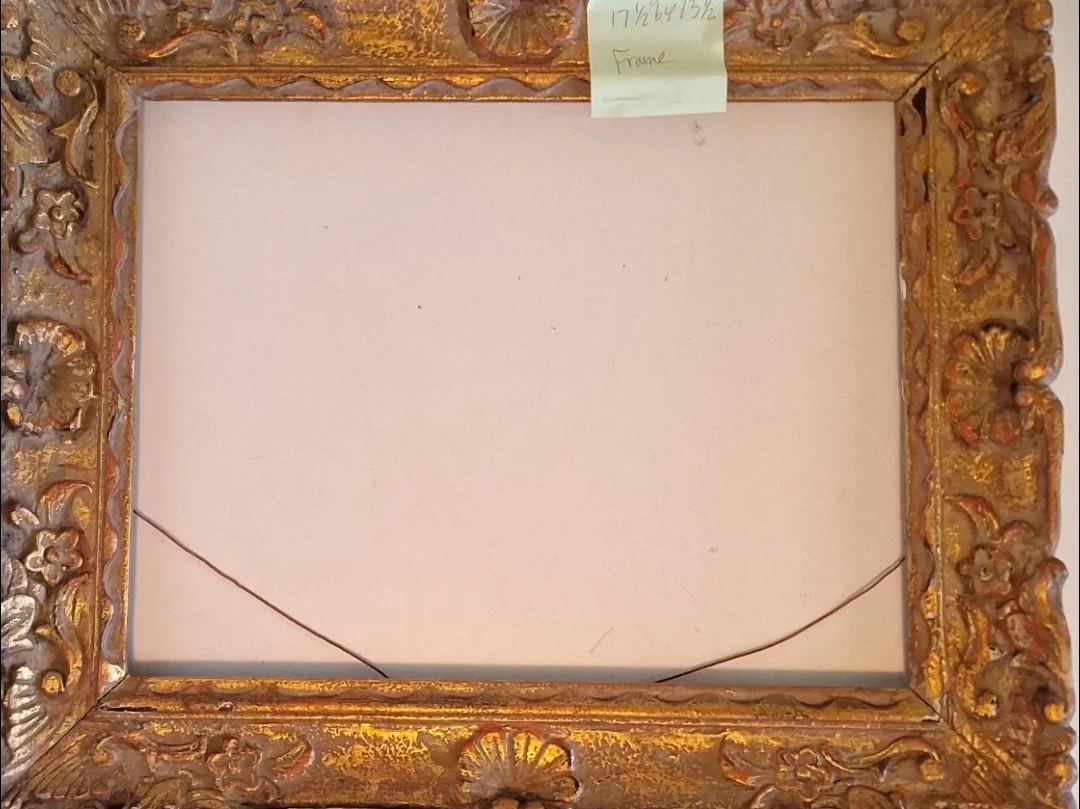 Ornate Gold Gilt Carved Picture Frame - photo 2