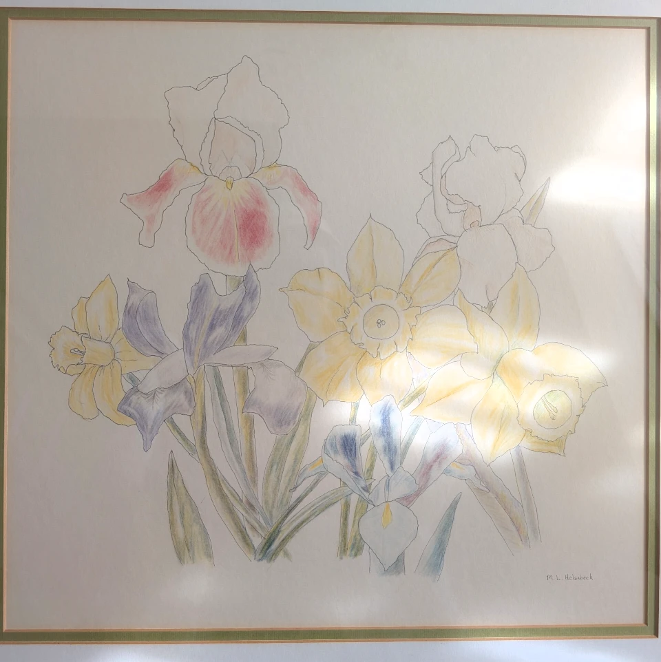 Vintage Original Signed Watercolour - photo 2