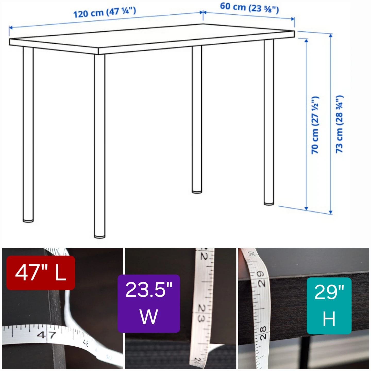 IKEA desk/table - like new - photo 3