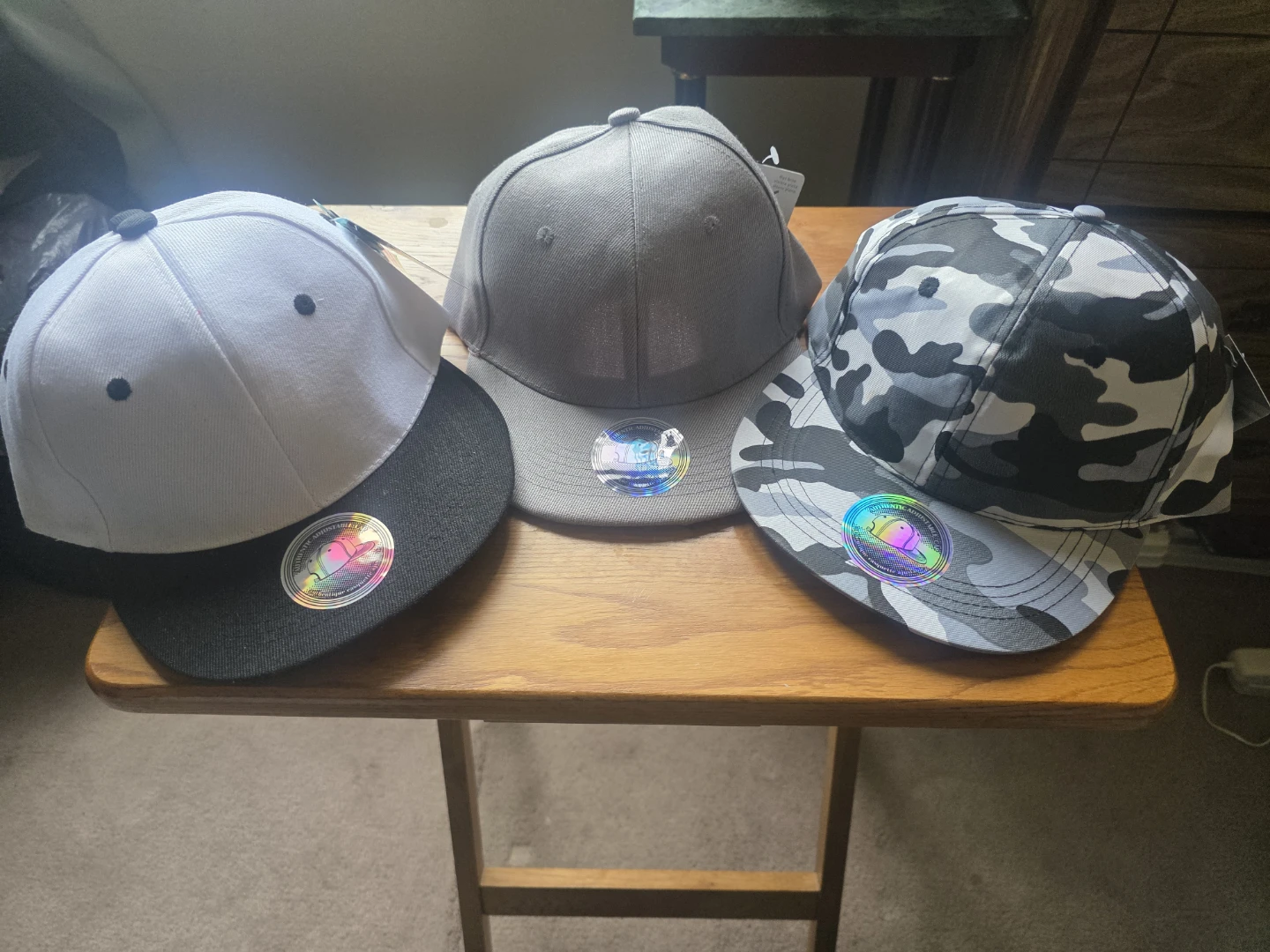 Bundle of 7 Snapback Hats