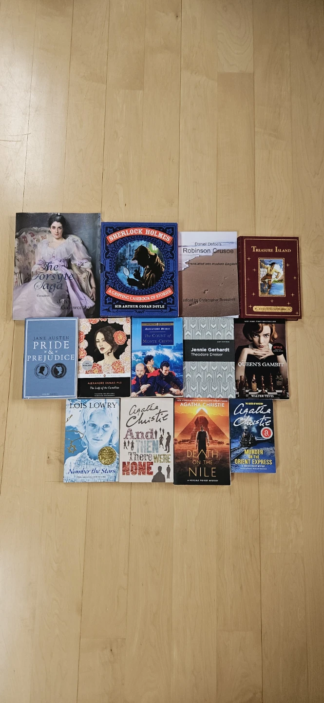 Collection of Classic Novels and Mysteries