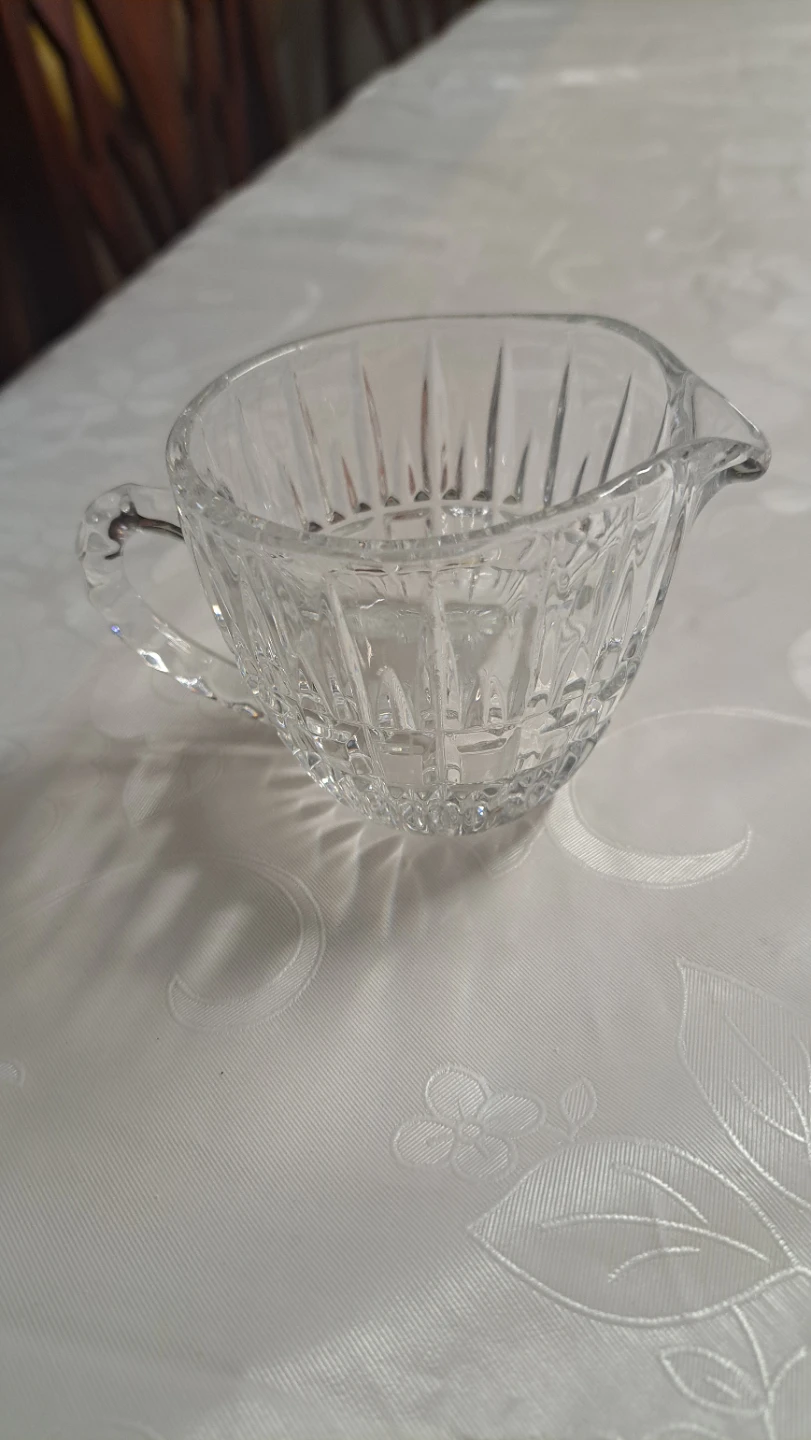 Small Crystal Creamer Pitcher