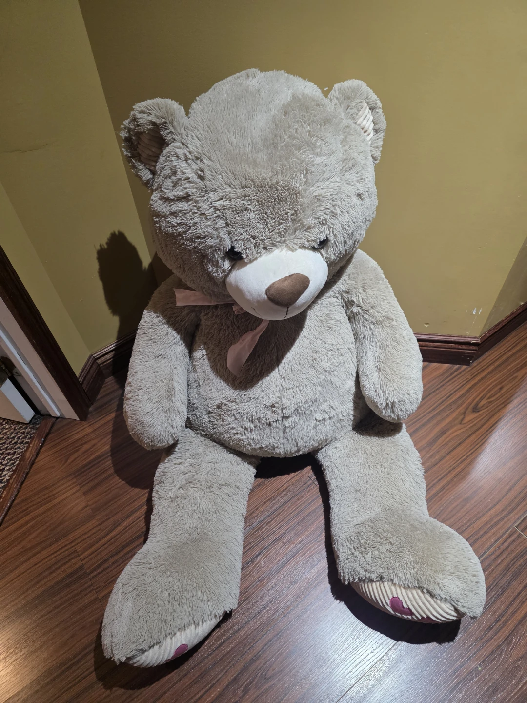 Large Grey Teddy Bear