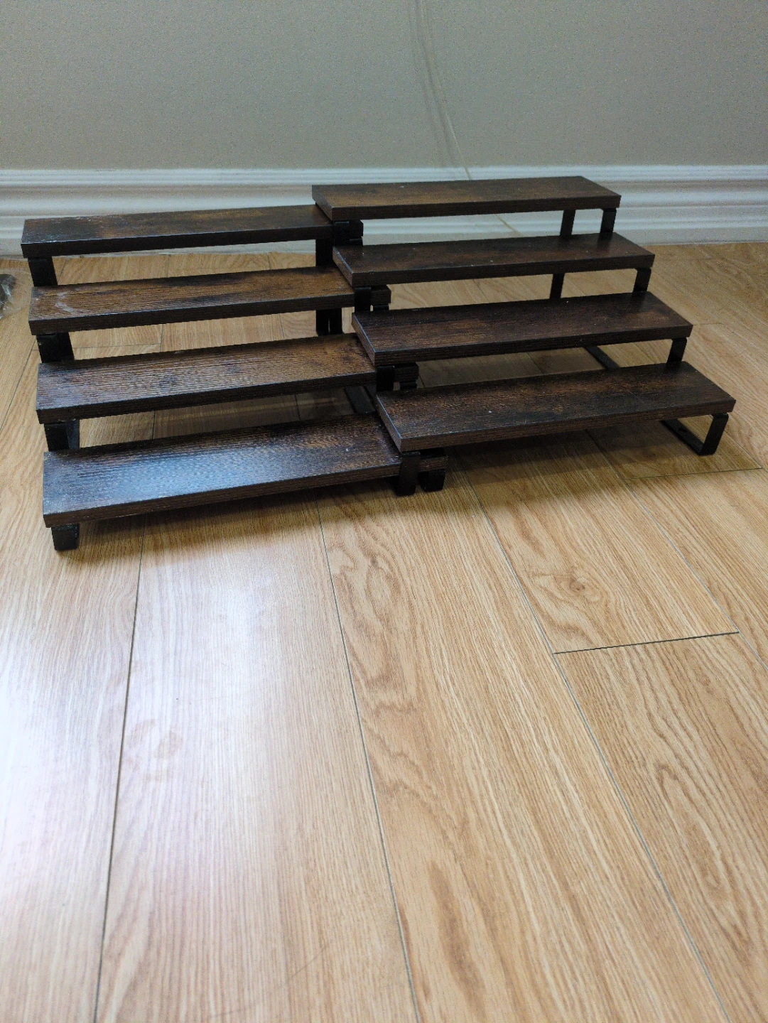 Wooden Tiered Display Shelf