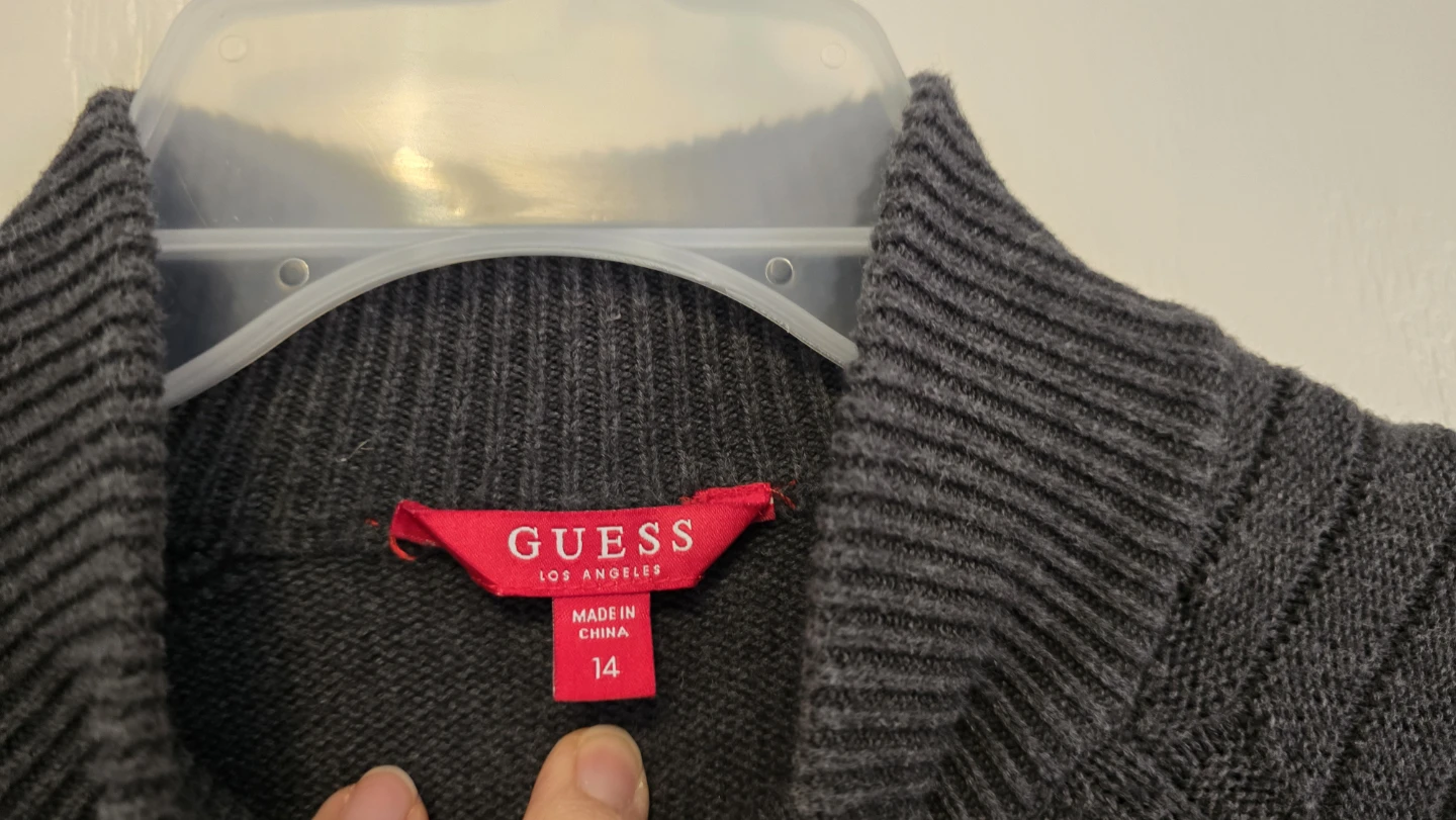 Kids Guess Cardigan knit Sweater Size 14Y - photo 2