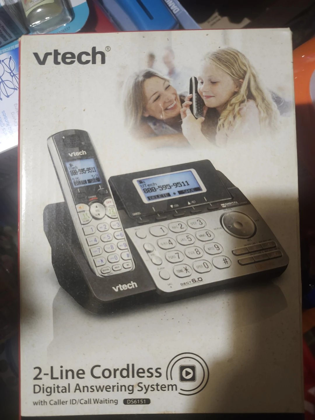 VTech 2-Line Cordless Digital Answering System DS6151