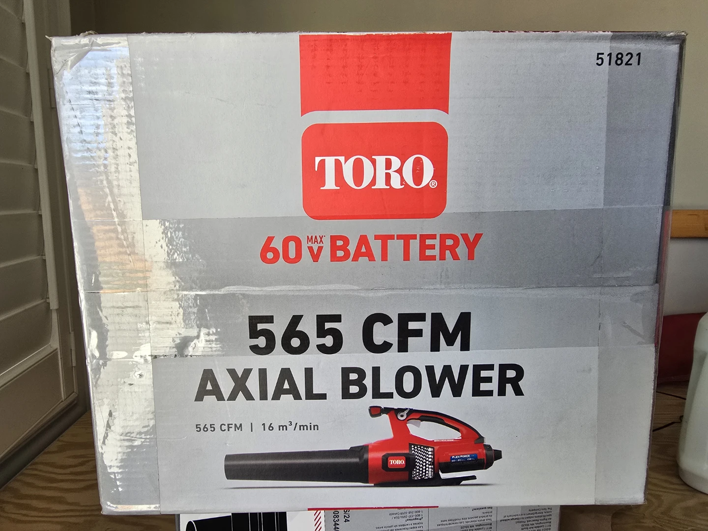 Toro 60V MAX 565 CFM Axial Blower