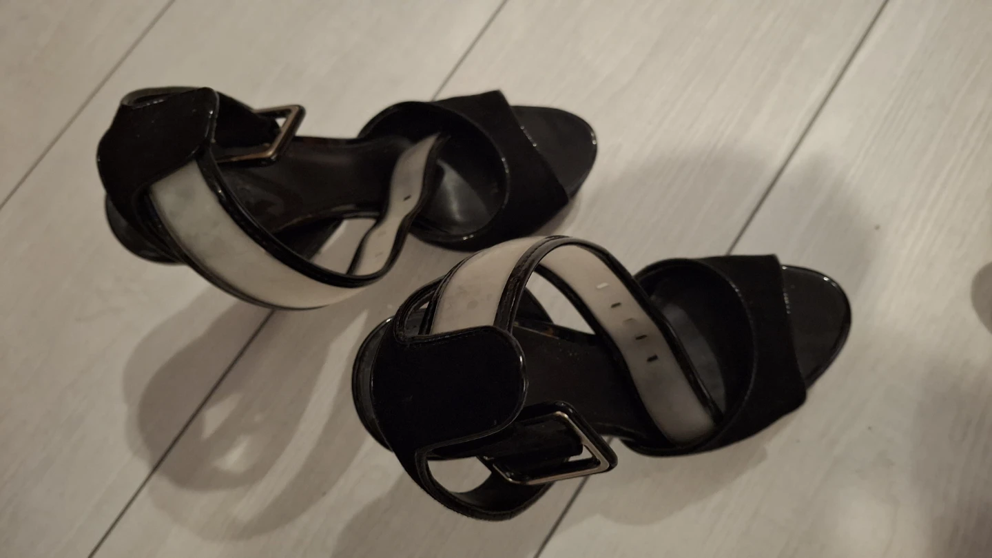 Black High Heel Sandals - photo 3