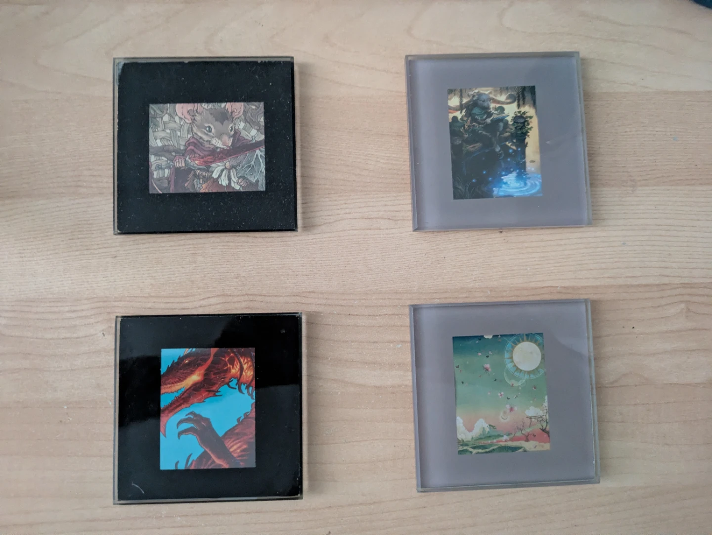Set of 4 Art Displays