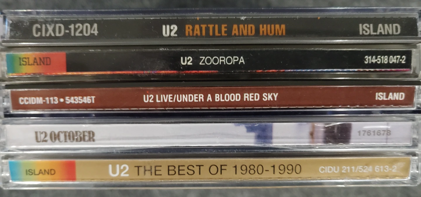 5 U2 CDs - all for $10 - photo 2
