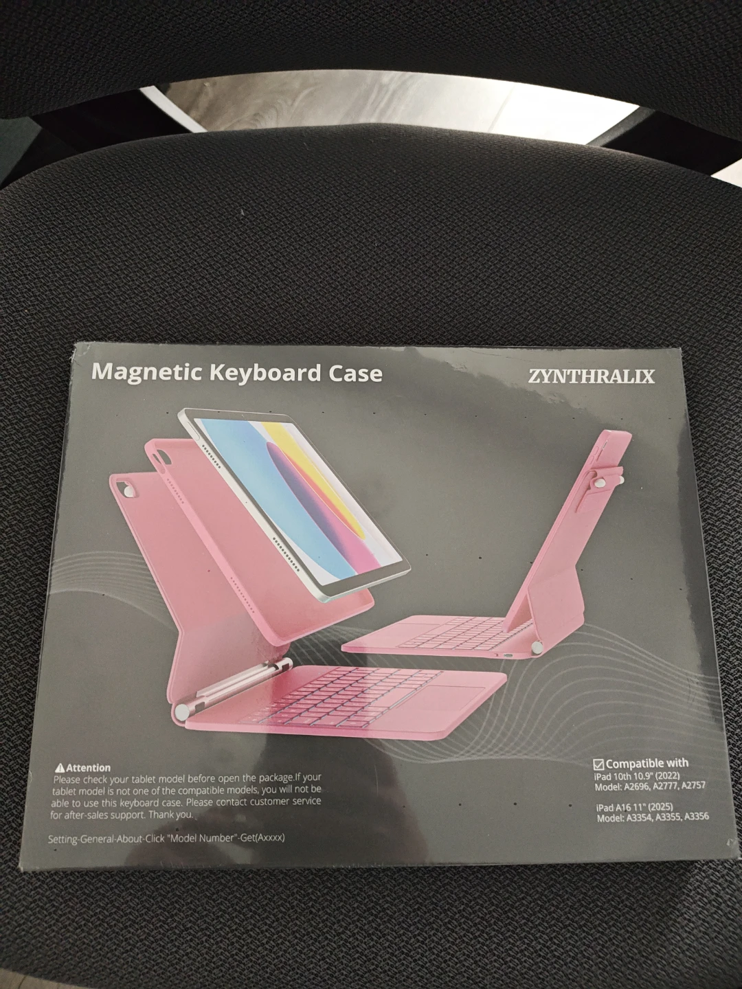 Magnetic Keyboard Case for iPad - Pink - photo 5