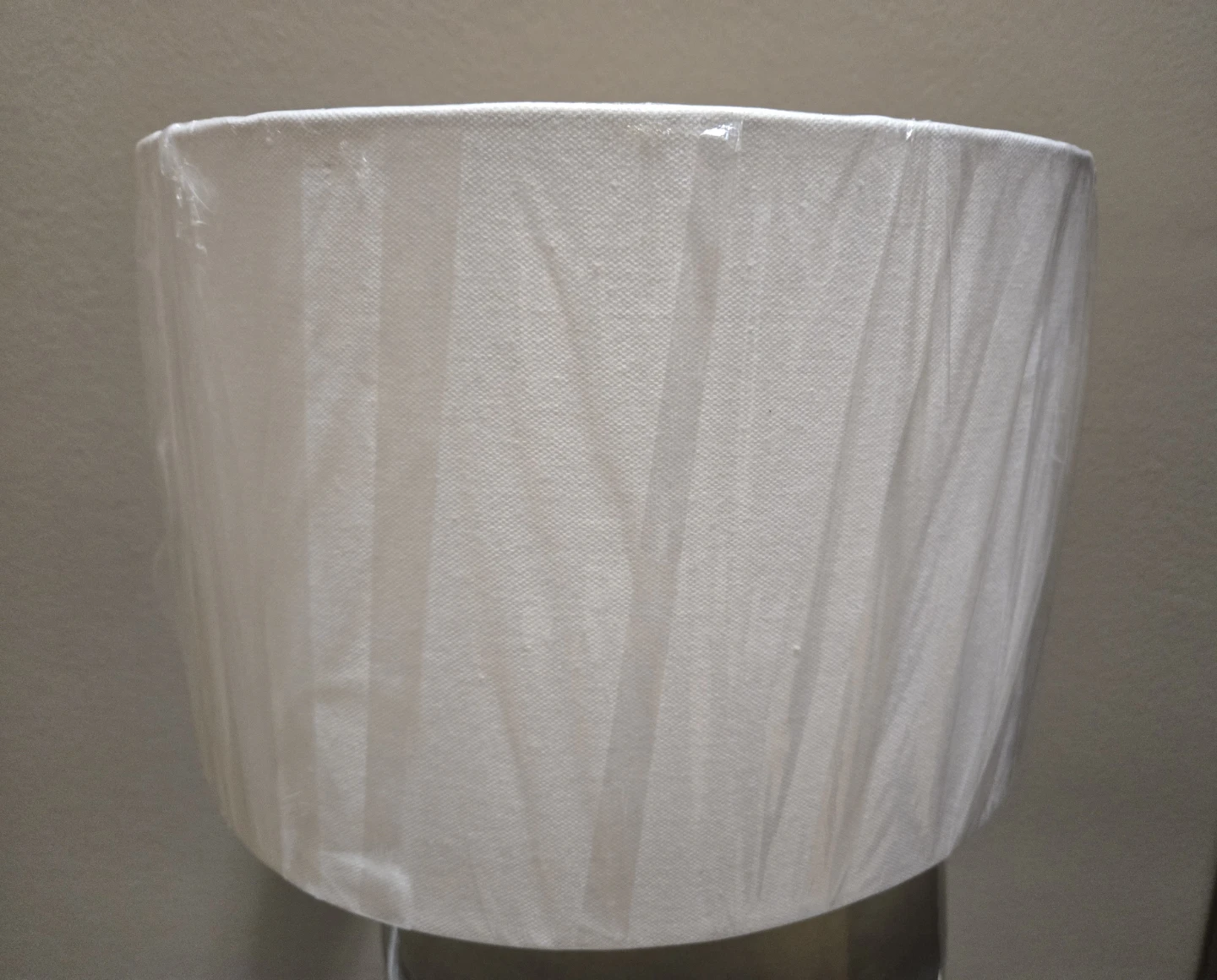 Cream Fabric Lampshade - photo 2