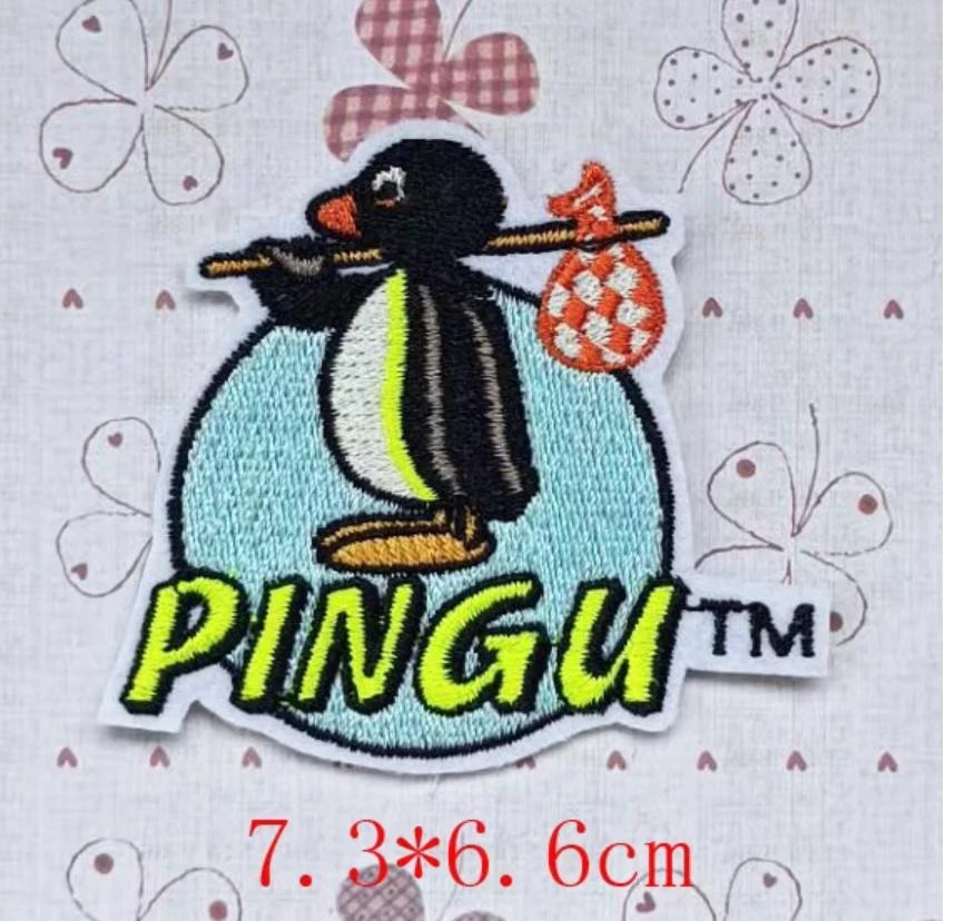 Pingu Embroidered Patch