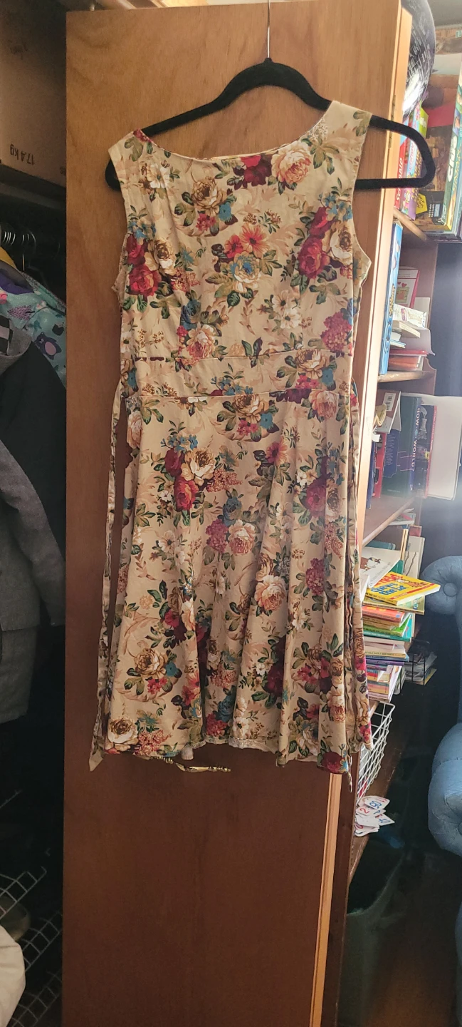 Floral Print Sleeveless Dress - photo 2