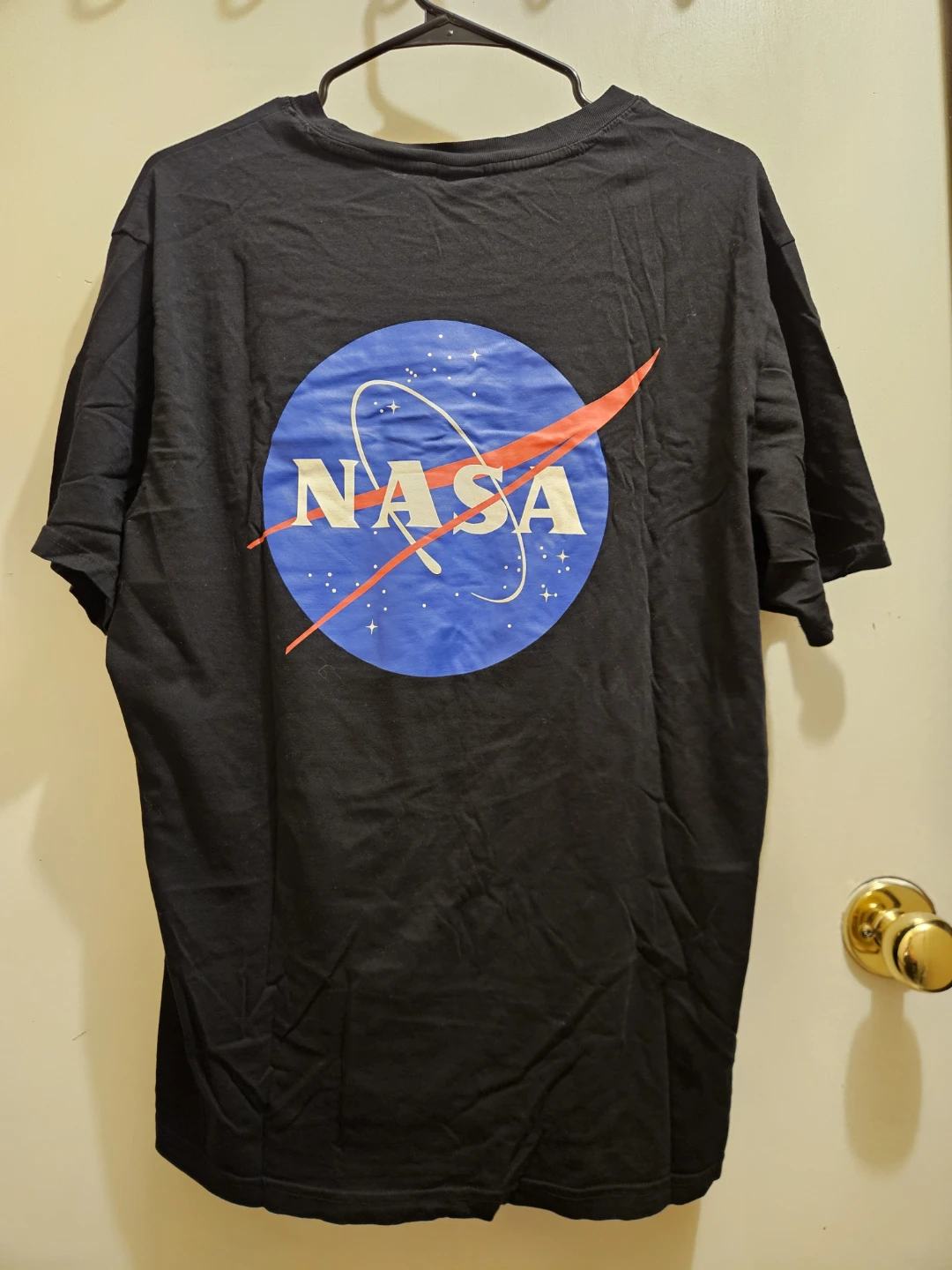 H&M NASA Logo T-Shirt - Black, Size L - photo 2