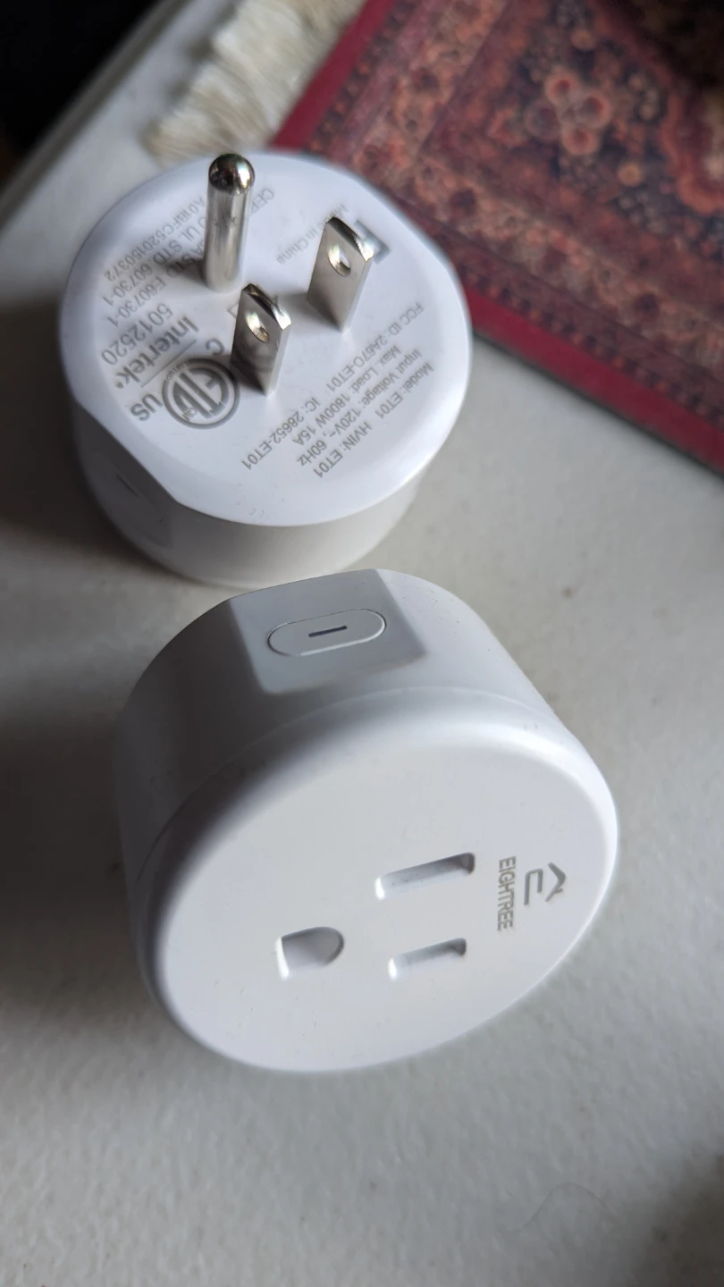 2 pcs EIGHTREE Smart Plug ET01 - Alexa, Google assistant