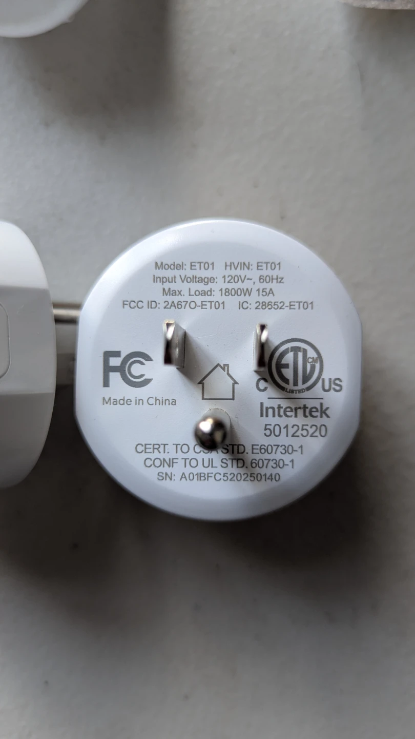 2 pcs EIGHTREE Smart Plug ET01 - Alexa, Google assistant - photo 3