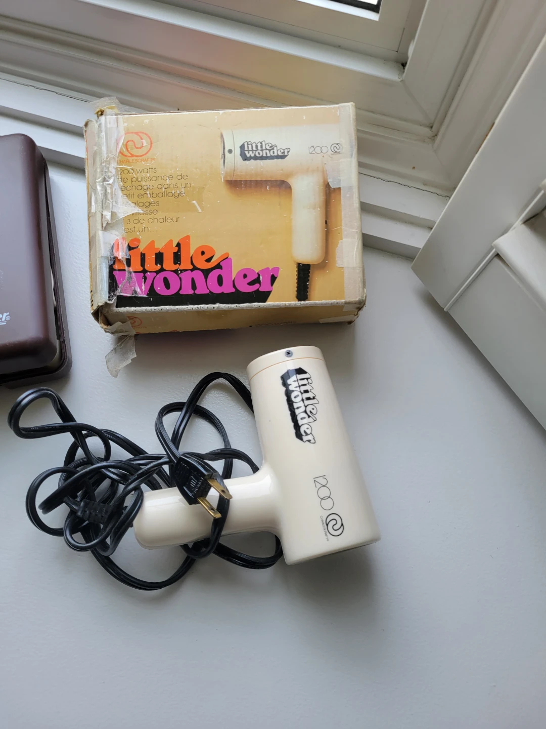Vintage Curling Iron.Vintage Blow Dryer.Vintage Hot Water Bottle - photo 3