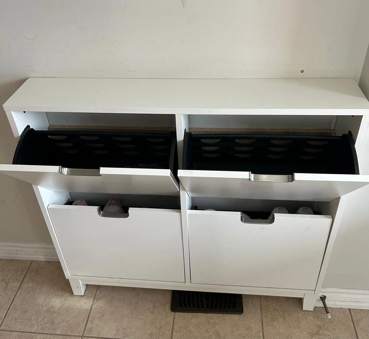 IKEA - White 4-Drawer Shoe Cabinet - photo 2