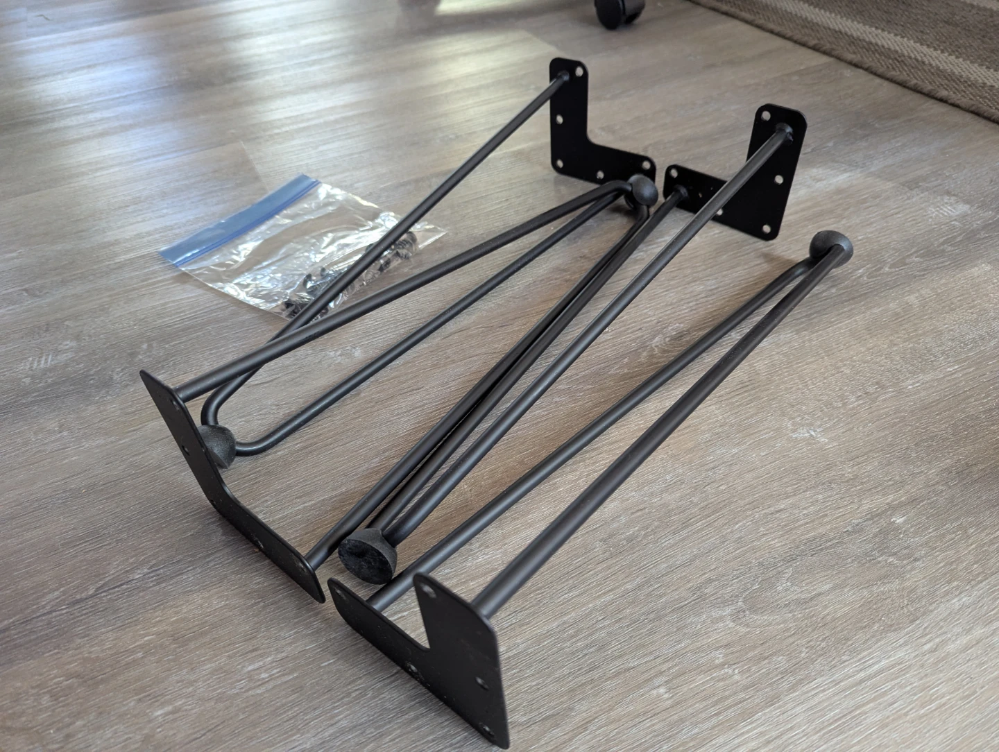 16" Satin Black Heavy Duty Legs(Set of 4) - photo 2