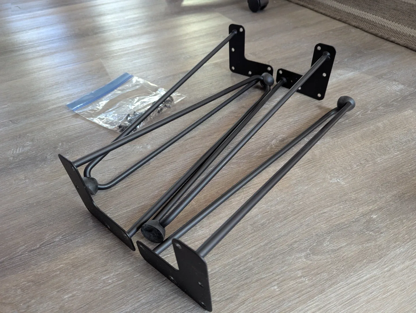 16" Satin Black Heavy Duty Legs(Set of 4) - photo 2