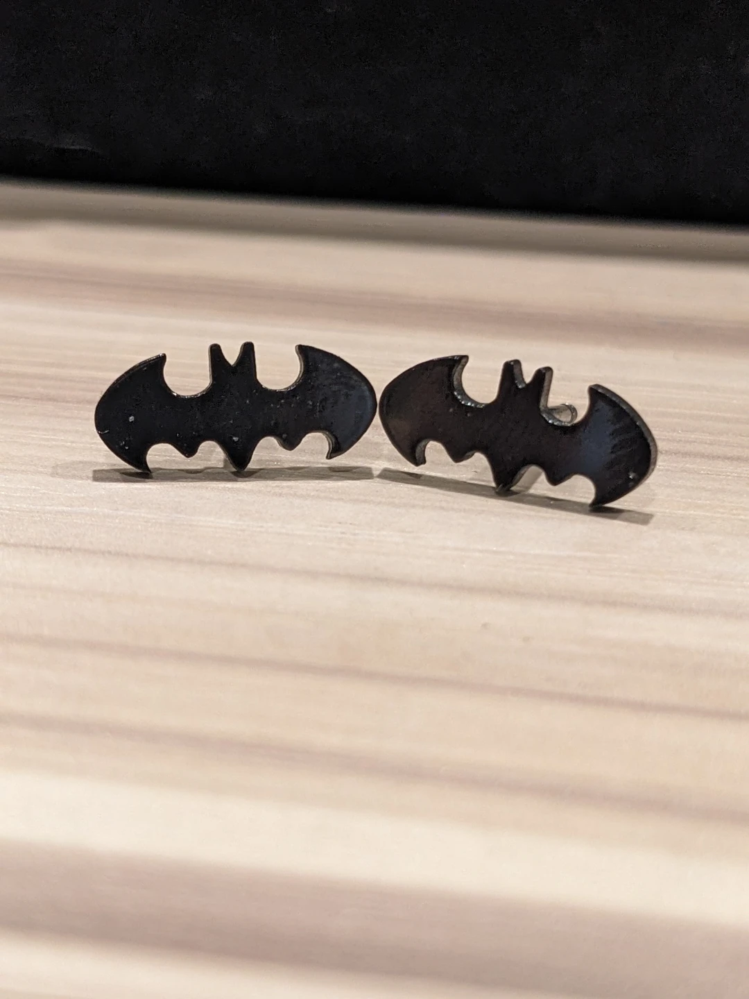 Batman Symbol Stud Earrings